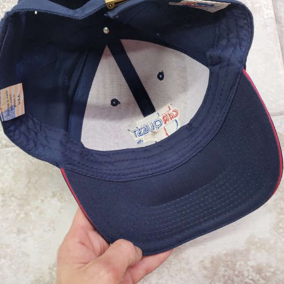 Adjustable Button Top Car Quest Cloth 6 Panel Metal Slide Strapback Ball Cap Hat - Picture 10 of 13